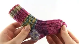 Wie stricke ich Babysocken #1 Bündchen