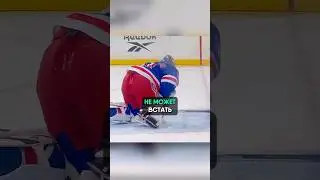 Такое на льду редко увидишь…🥶 