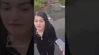 Женщина Ударила Машину и Газлайтит Мужчину