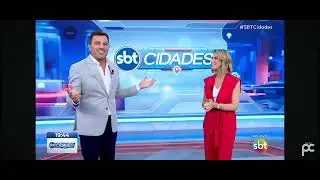 Encerramento da estreia do SBT cidades Rodrigo bocardi e Érica Reis 03/08 2026