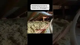 #минвата точно не просядет ? #утепление #строительство #утеплитель