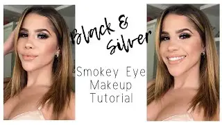 Silver Glitter Smokey Makeup Tutorial | Sophia Perez
