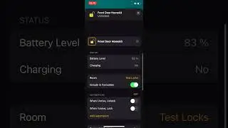 How to setup Auto Unlock/Lock For HomeKit