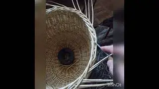 Как я плету грибную корзину.