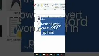 How to convert word to PDF in python? 