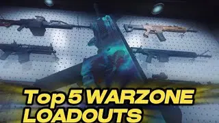 THE TOP 5 LOADOUTS in WARZONE!!! (THE BEST TTK WEAPONS) 🔥🫡🤯🤯 *MODERN WARFARE 3*