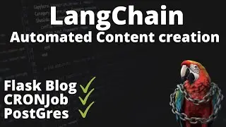 LangChain - Automated Content Creation with LLMS and automated Scheduling via CRONJob