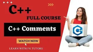 Comments in C++ || Introduction to C++ || C++ Tutorial In Urdu