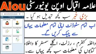 aiou cms account||aiou admission conformation||aiou books||aiou result||aiou online enrolment