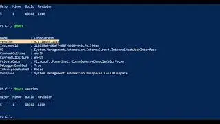 How to check the PowerShell version using commands?