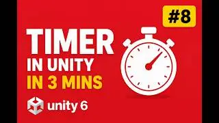 Make a Game Timer + Game Over System in Unity #8 (Beginner Tutorial 2026). 