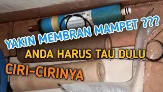 Ciri-Ciri Filter Membran RO Mampet Total dan Servis