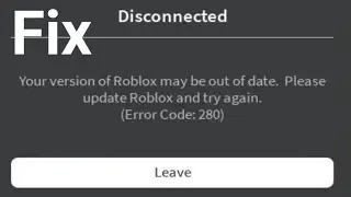 How to fix roblox error code 280 on mobile