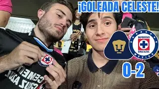 ¡GOLEADA CELESTE! Reacción Pumas vs Cruz Azul (0-2) Jornada 14 Liga MX