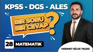 28 - Yanlış Ölçüm Sorusu  2 ( 1 Soru 1 Cevap ) - Mehmet Bilge YILDIZ