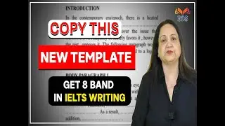 Latest IELTS WRITING TEMPLATE-8 BAND