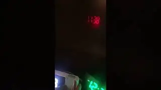 LED Digital Projection Alarm Clock Electronic Temperature Date Display Time Projector Snooze Bedroom