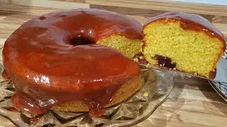 BOLO DE FUBÁ COM GOIABADA FOFINHO | BOLO SIMPLES DE ROÇA