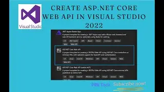 Create ASP. Net Core Web API in visual studio 2022