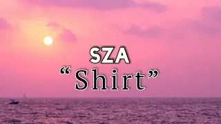 SZA - Shirt Lyrics “Bloodstain on my shirt lil b*tch on my nerves” 