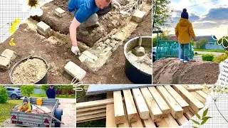 ПОДГОТОВКА К ОСНОВНЫМ РАБОТАМ НА УЧАСТКЕ/ ЗАКУПИЛИ МАТЕРИАЛ/ ФУНДАМЕНТ ПОД ТЕПЛИЦУ