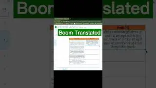 Google Translator inside google sheets 