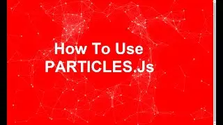 How to use particles.js | particles js as background | background particles animation jquery
