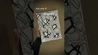 Messy doodle tutorial 😻 Day 50 #shorts #doodlewithnadia #art #doodle