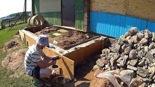 Фундамент Будущей Пристройки к Дому