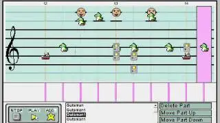 Mario Paint Composer 2.0 - Megaman: Gutsman