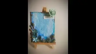 Mixed Media Canvas Tutorial | creations007 tutorials