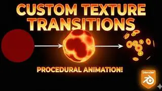 Create Custom Texture Transitions in Blender | Procedural Shader Animation Tutorial