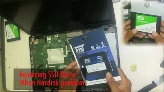 Replacing SSD on Laptop ASUS Model R524U | SSD Replacement | Change hardisk drive