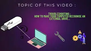 Troubleshooting Video : How to Make a Drive Recognisable by your computer...