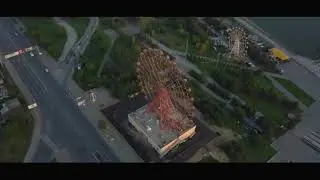 Яркий закат в Новосибирске.Sunset Novosibirsk.