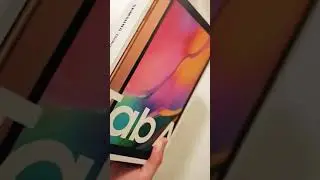 Samsung Tab A unboxing