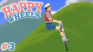 Pogo jump with a twist!   Happy Wheels Ep 3