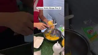 Famous Mango Sticky Rice #stickyrice #mango #mangorecipe #streetfood #food #thailand #bangkok #trend
