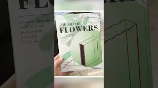 Book-Shaped Vase for Flowers