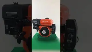 Gasoline engine 7HP, Clutch reduction engine. 