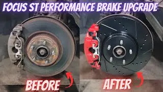 Focus ST brakes upgrade (painting caliper & high performance brakes install)