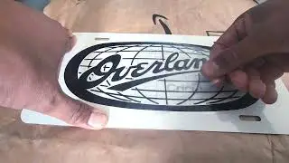 Cricut Decal/Sticker for Plain/Blank License Plate