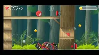 Red Ball 4 Level- 2 Deep Forest | Red Ball Gameplay Walkthrough