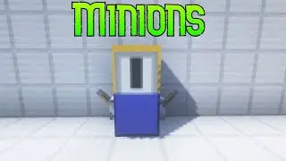 minecraft minion build tutorial(easy)