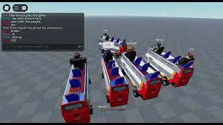 Bumper Buses beta testing Gameplay on Roblox