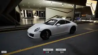 Porsche 911 Carrera Unreal Engine 5 Basic Car Configurator