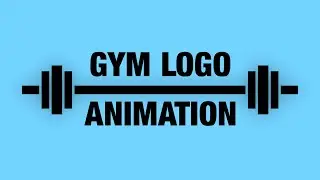 Eat Fat Fit Gym Typography Logo Animation