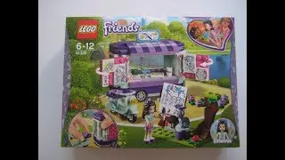 Lego Friend 41332 Мольберт Эммы Сборка конструктора
