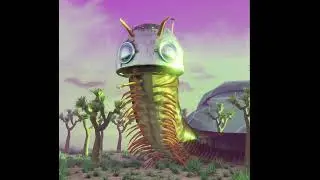 CSG Animation Digital Art ROBOT WORM