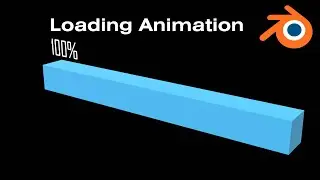 Loading Number Animation in Blender